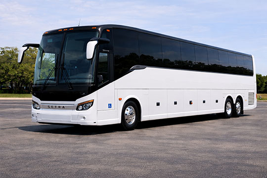 56-passenger charter bus available for charter in New Haven, CT